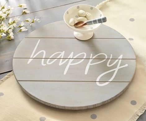 Mud Pie Happy Lazy Susan