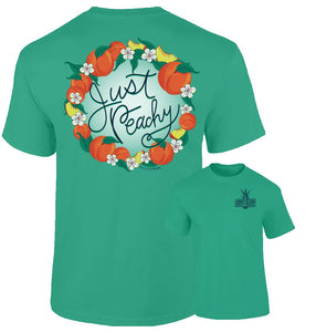 Southernology Just Peachy Short Sleeve T-shirt