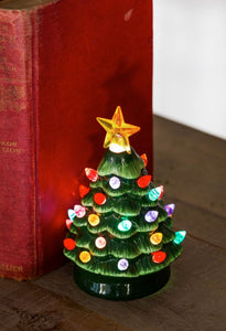 Evergreen Enterprises Wisconsin Ceramic Christmas Tree