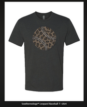 Load image into Gallery viewer, SOUTHERNOLOGY LEOPARD BASEBALL SHORT SLEEVE T-SHIRT