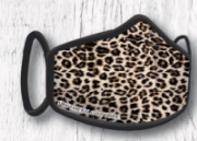 Southern Couture Leopard Face Mask