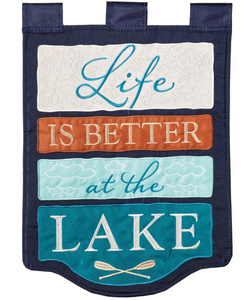 MAGNOLIA LANE LIFE IS BETTER AT THE LAKE GARDEN FLAG