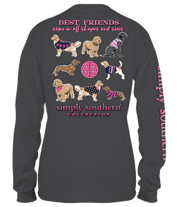 Simply Southern Collection Best Friend Long Sleeve T-shirt