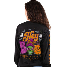 Load image into Gallery viewer, SIMPLY SOUTHERN COLLECTION ADULT BOO CREW LONG SLEEVE T-SHIRT
