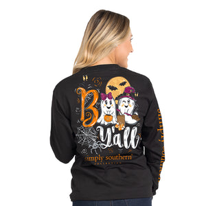 Simply Southern Collection Boo Y'all Long Sleeve T-shirt