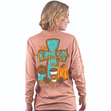 Load image into Gallery viewer, SIMPLY SOUTHERN COLLECTION ADULT CROSS LONG SLEEVE T-SHIRT