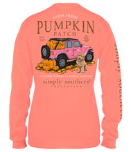 Load image into Gallery viewer, SIMPLY SOUTHERN COLLECTION YOUTH HAYRIDE LONG SLEEVE T-SHIRT