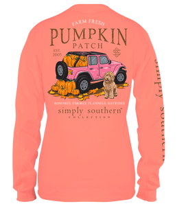 SIMPLY SOUTHERN COLLECTION YOUTH HAYRIDE LONG SLEEVE T-SHIRT