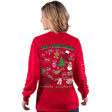 Load image into Gallery viewer, SIMPLY SOUTHERN COLLECTION MERRY LIST LONG SLEEVE T-SHIRT