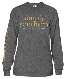 Simply Southern Collection Youth Santa Dog Long Sleeve T-shirt