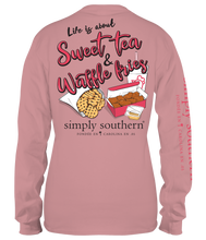 Load image into Gallery viewer, Simply Southern Collection Sweet Tea &amp; Waffle Fries Long Sleeve T-shirt