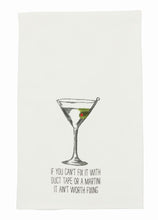 Load image into Gallery viewer, MUD PIE DRINK SENTIMENT HAND TOWEL