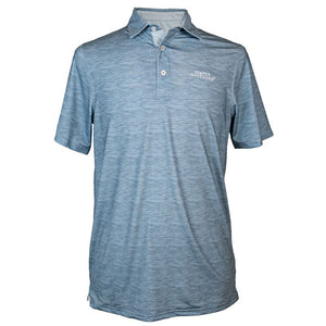 Simply Southern Guys Heather Blue Polo