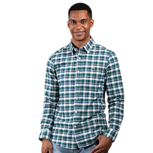 SIMPLY SOUTHERN COLLECTION MEN'S PARKER BUTTONUP - GREEN