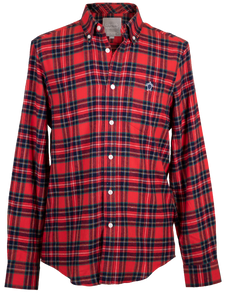 Simply Southern Guys Red Parker Dress Shirt