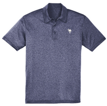 Load image into Gallery viewer, Palmetto Shirt Company Palmetto Tree Embroidery Performance Polo-Heather Navy