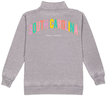 Load image into Gallery viewer, SIMPLY SOUTHERN COLLECTION SC STATE QUATER ZIP PULLOVER