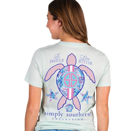 SIMPLY SOUTHERN COMPANY ADULT SAVE LEAVES BREEZE SHORT SLEEVE T-SHIRT