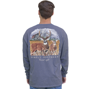 SIMPLY SOUTHERN COLLECTION DEER LONG SLEEVE T-SHIRT