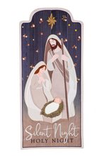 Load image into Gallery viewer, Evergreen Silent Night Nativity Everlasting Impressions Textile Décor