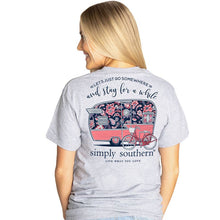 Load image into Gallery viewer, Simply Southern Somewhere Short Sleeve T-shirt