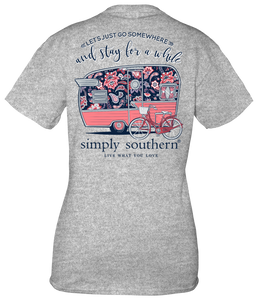 Simply Southern Somewhere Short Sleeve T-shirt