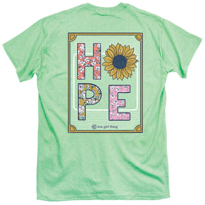 Its A Girl Thing Sunflower Hope Short Sleeve T-shirt