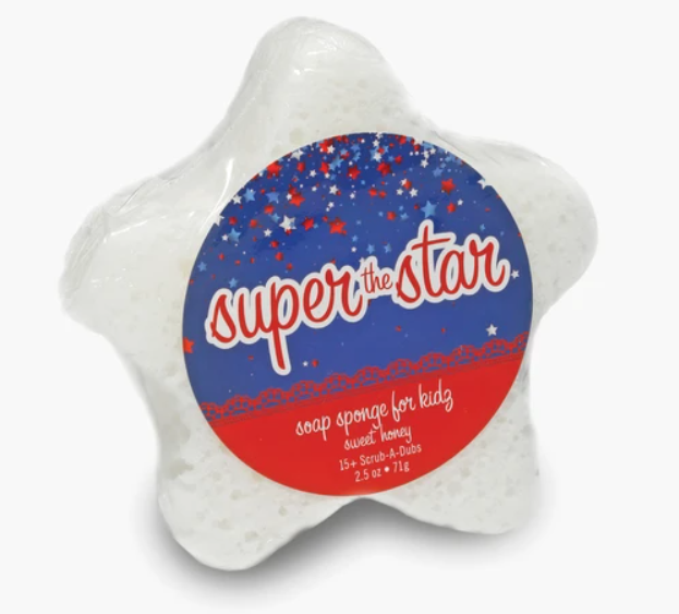 Caren Super The Star Shower Sponge