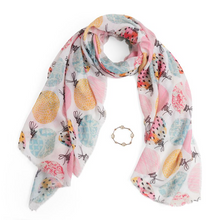 Load image into Gallery viewer, Coco &amp; Carmen Scarf Bracelet Gift Set - Holiday