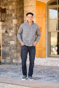 SIMPLY SOUTHERN COLLECTION MEN'S SIMPLY SWEATER - HEATHER GRAY