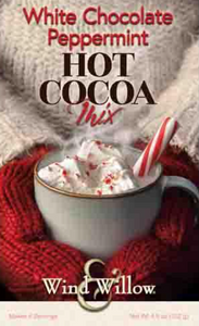WIND & WILLOW WHITE CHOCOLATE PEPPERMINT HOT COCOA MIX