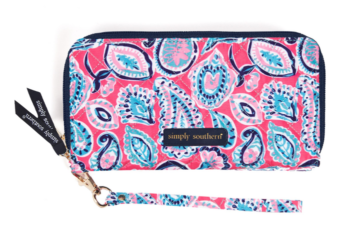 SIMPLY SOUTHERN COLLECTION PHONE WALLET - PAISLEY