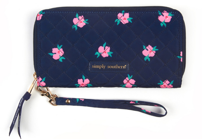 SIMPLY SOUTHERN COLLECTION PHONE WALLET - ROSE