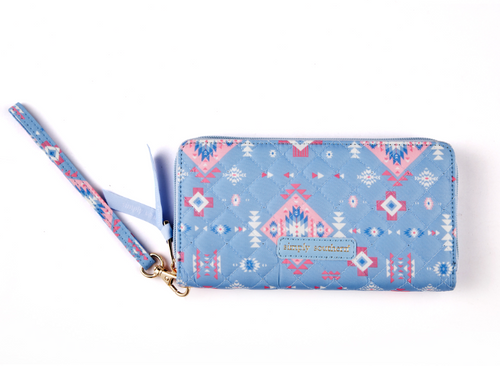 SIMPLY SOUTHERN COLLECTION QUILTED PHONE WALLET - AZTEC