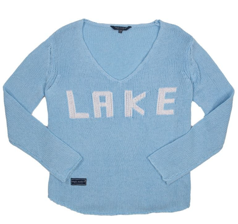 SIMPLY SOUTHERN COLLECTION EVERYDAY SWEATER - LAKE