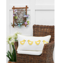 Load image into Gallery viewer, C &amp; F HOME SPRING FOUR CUTE CHICKS THROW PILLOW