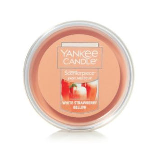 Yankee Candle White Strawberry Bellini Wax Cup