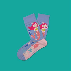 Two Left Feet Kid's Princess and the Sea Mermaid Everyday Socks