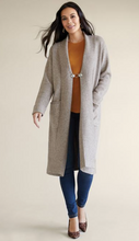 Load image into Gallery viewer, Coco &amp; Carmen Taupe Cozette Cardigan Duster