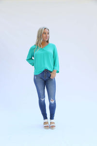 Michelle McDowell Green Pippa Top