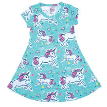 Load image into Gallery viewer, ITS A GIRL THING UNICORNS YOUTH DRESS