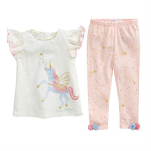 Load image into Gallery viewer, Mud Pie Unicorn Tunic and Legging Set