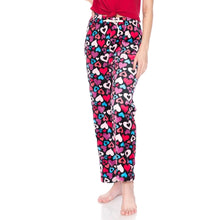 Load image into Gallery viewer, Urban Look Super Fluffy Plush Drawstring Pajama Pants Hearts