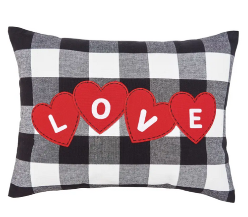 C & F HOME VALENTINE'S DAY LOVE HEARTS FRANKLIN THROW PILLOW