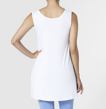Load image into Gallery viewer, COCO &amp; CARMEN WHITE DENISE LONG SWING REVERSIBLE TANK