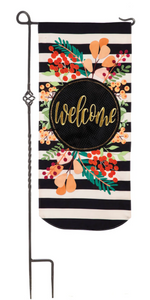 Evergreen Welcome Stripes Everlasting Impressions Textile Décor