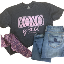 Load image into Gallery viewer, Southernology XOXO Y&#39;all Statement T-shirt