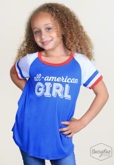 Southern Grace Youth Girls' All-American Girl Double Ringer