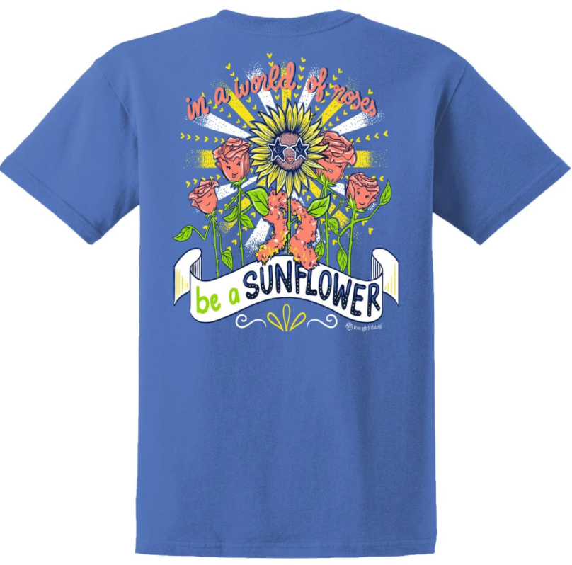 It's A Girl Thing Youth Be A Sunflower Short Sleeve T-Shirt