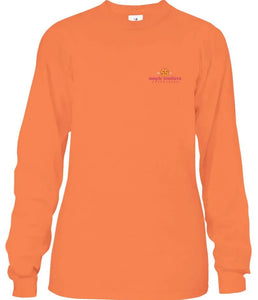 SIMPLY SOUTHERN COLLECTION ADULT BOO LONG SLEEVE T-SHIRT